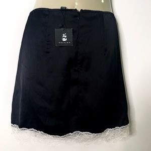 New Black Lacy Skirt